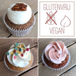 Vegan & glutenvrije standaard cupcakes