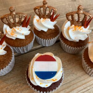 Koningsdag mini cupcake set