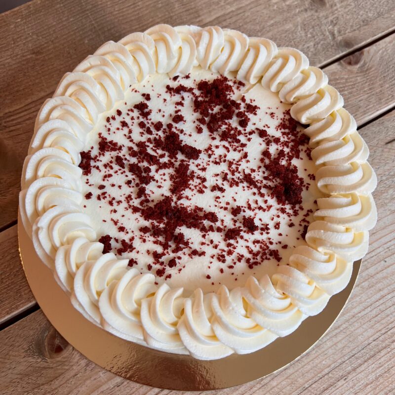 Red velvettaart, Red velvet cake, Red velvet taart, online taart bestellen, taart bezorgen amsterdam